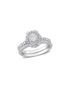 Rina Limor 14k 0.99 Ct. Tw. Diamond Set Of Rings