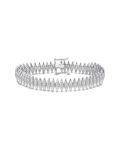 Rina Limor 14k 1.02 Ct. Tw. Diamond Marquise Bracelet In Metallic
