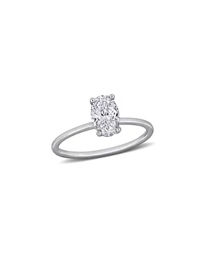 Rina Limor 14k 1.00 Ct. Tw. Diamond Solitaire Ring In Silver