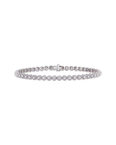 Rina Limor 14k 1.00 Ct. Tw. Diamond Tennis Bracelet In Metallic