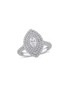 Rina Limor 14k 1.00 Ct. Tw. Diamond Triple Halo Ring