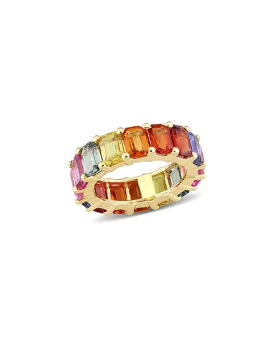 Rina Limor 14k 11.20 Ct. Tw. Sapphire Eternity Ring