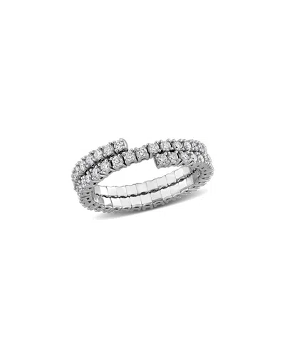 Rina Limor 14k 1.07 Ct. Tw. Diamond Eternity Band Ring In Metallic