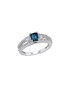 Rina Limor 14k 1.18 Ct. Tw. Diamond & Sapphire Ring