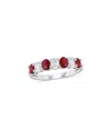 Rina Limor 14k 1.34 Ct. Tw. Diamond & Ruby Ring