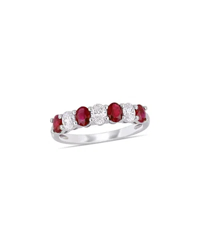 Rina Limor 14k 1.34 Ct. Tw. Diamond & Ruby Ring