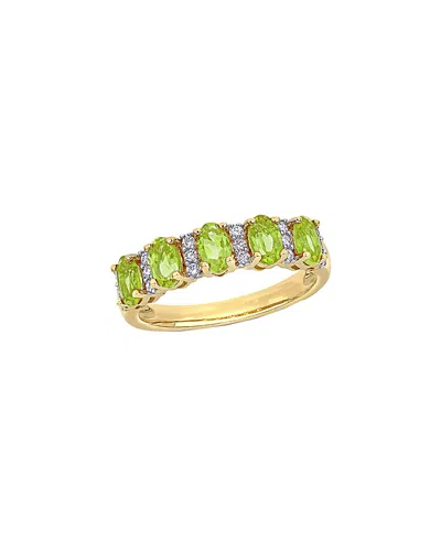 Rina Limor 14k 1.36 Ct. Tw. Diamond & Peridot Ring