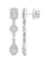 Rina Limor 14k 1.37 Ct. Tw. Diamond Geometric Drop Earrings