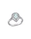 Rina Limor 14k 1.45 Ct. Tw. Diamond & Aquamarine Ring