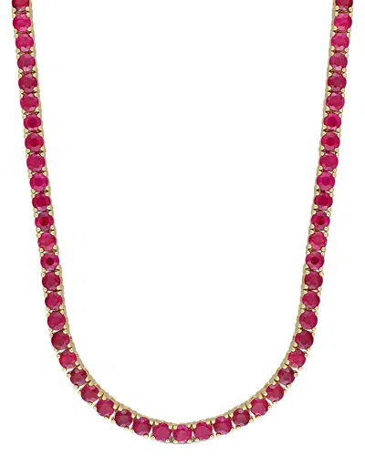 Rina Limor 14k 16.20 Ct. Tw. Ruby Tennis Necklace