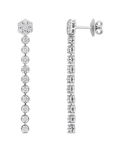 Rina Limor 14k 1.66 Ct. Tw. Diamond Drop Earrings In Metallic