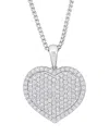 Rina Limor 14k 1.67 Ct. Tw. Diamond Heart Pendant