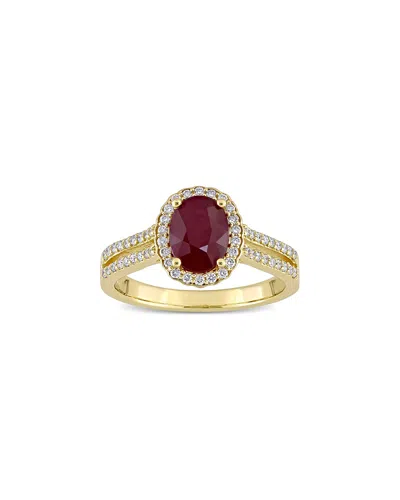 RINA LIMOR RINA LIMOR 14K 1.73 CT. TW. DIAMOND & RUBY RING