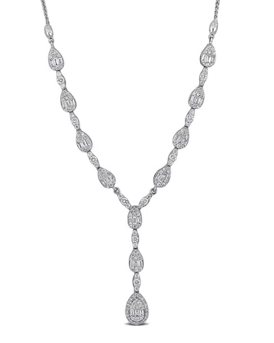 Rina Limor 14k 1.76 Ct. Tw. Diamond Statement Necklace In Metallic
