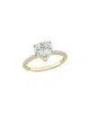 Rina Limor 14k 1.79 Ct. Tw. Diamond & Green Amethyst Ring