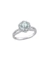 Rina Limor 14k 1.96 Ct. Tw. Diamond & Aquamarine Ring