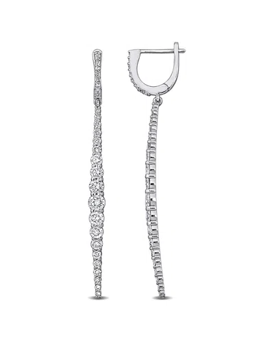 Rina Limor 14k 1.97 Ct. Tw. Diamond Dangle Earrings In Metallic