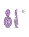 Rina Limor 14k 2.72 Ct. Tw. Rose De France Dangle Earrings