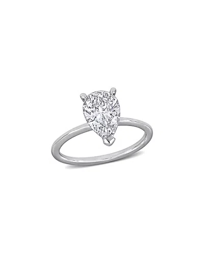 Rina Limor 14k 2.03 Ct. Tw. Diamond Solitaire Ring In Metallic
