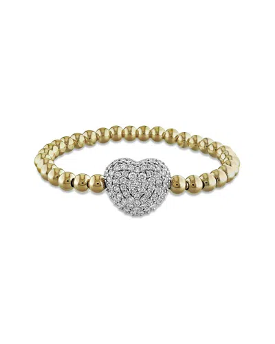 Rina Limor 14k 2.05 Ct. Tw. Diamond Bangle Bracelet In Multi