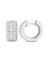 Rina Limor 14k 2.37 Ct. Tw. Diamond Huggie Hoops