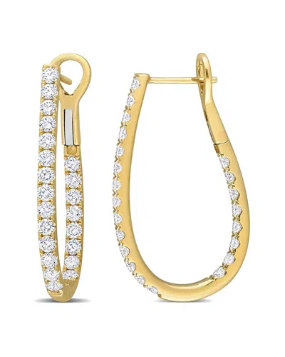 Rina Limor 14k 2.64 Ct. Tw. Diamond Inside-outside Cuff Earrings