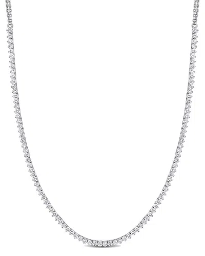Rina Limor 14k 2.67 Ct. Tw. Diamond Tennis Necklace In White