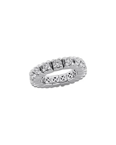 Rina Limor 14k 2.70 Ct. Tw. Diamond Eternity Band Ring In Metallic
