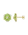Rina Limor 14k 3.04 Ct. Tw. Diamond & Peridot Earrings