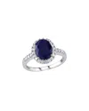Rina Limor 14k 3.72 Ct. Tw. Diamond & Diffused Sapphire Ring