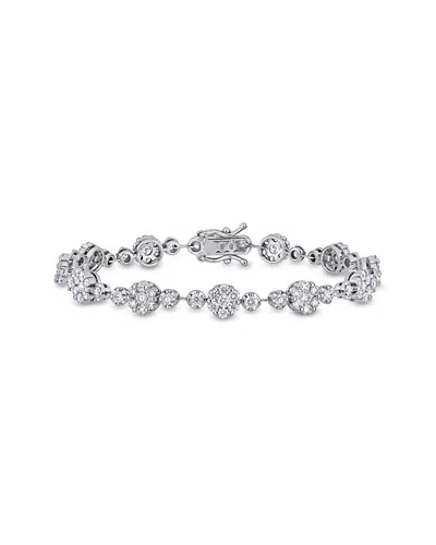 Rina Limor 14k 3.72 Ct. Tw. Diamond Station Bracelet In Metallic