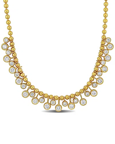 Rina Limor 14k 4.60 Ct. Tw. Diamond Statement Necklace In Gold