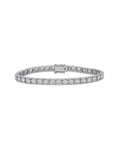 Rina Limor 14k 5.10 Ct. Tw. Diamond Tennis Bracelet In Metallic