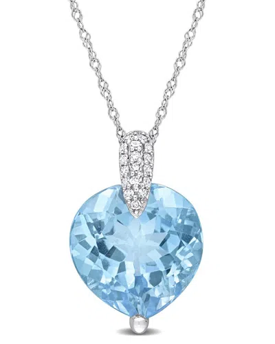 Rina Limor 14k 7.08 Ct. Tw. Blue Topaz Sky Pendant