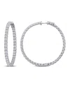 Rina Limor 14k 7.25 Ct. Tw. Diamond Hoops