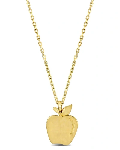 Rina Limor 14k Apple Necklace In Gold