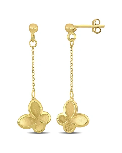 Rina Limor 14k Butterfly Earrings In Gold