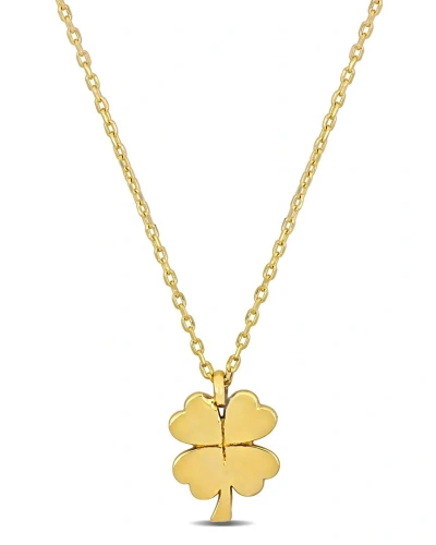 Rina Limor 14k Clover Necklace In Gold