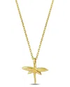 Rina Limor 14k Dragonfly Necklace