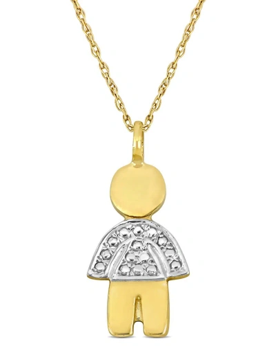 Rina Limor 14k Golden Boy Pendant