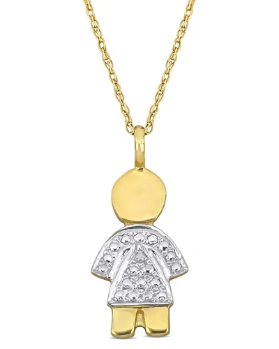 Rina Limor 14k Golden Girl Pendant