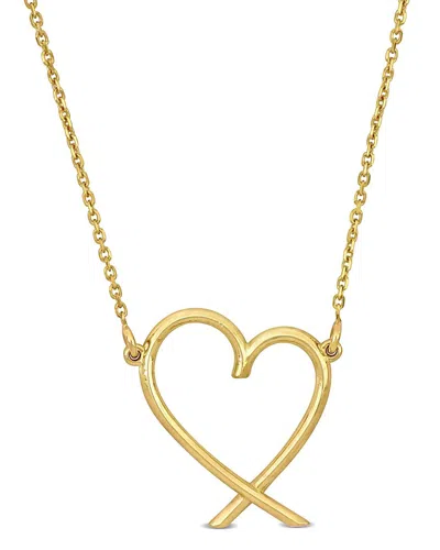 Rina Limor 14k Heart Necklace In Gold