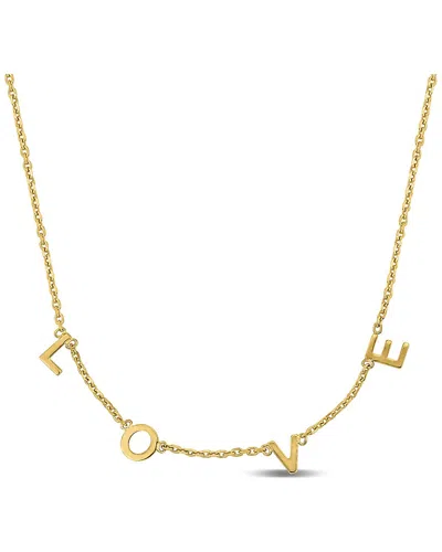 Rina Limor 14k Love Necklace In Gold