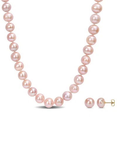 Rina Limor 14k Pearl 2-piece Set In Neutral