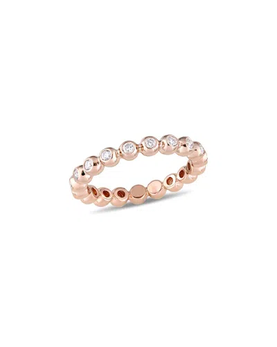 Rina Limor 14k Rose Gold 0.51 Ct. Tw. Diamond Scalloped Eternity Ring