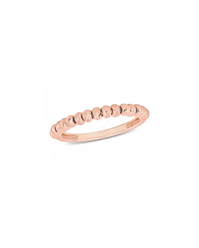 Rina Limor 14k Rose Gold Semi-eternity Ring