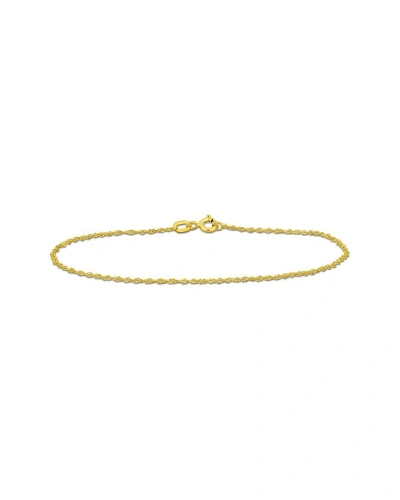 Rina Limor 14k Singapore Bracelet In Gold
