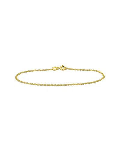 Rina Limor 14k Singapore Bracelet In Gold