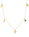 Rina Limor 14k Station Necklace