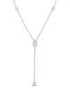 Rina Limor 14k Two-tone 0.36 Ct. Tw. Diamond Lariat Necklace